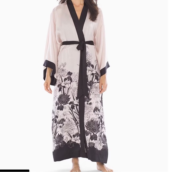 Soma Silk Kimono Robe sz S/M - Picture 1 of 6